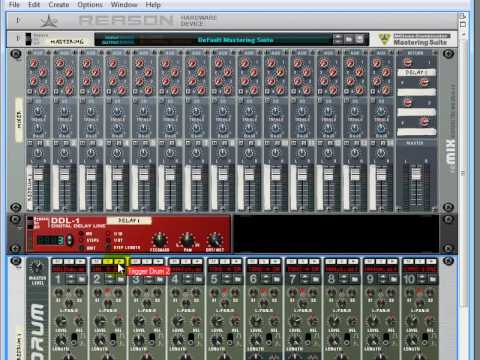 Propellerhead Reason 4 Tutorial DDL-1 Delay Echo Effects