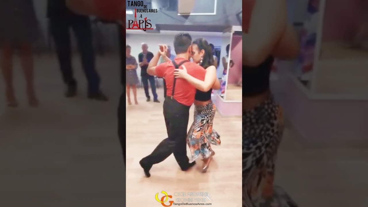 Oscar Mandagaran Georgina Vargas Tango Lessons in Paris #dancetango #danse #danseuse