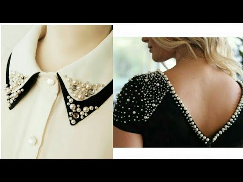 Latest & Stylish Pearl Neck Design Collection For Girls/Top Best Pearl Neck Design 2018