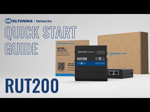 Teltonika Europe PLC Remote Access Hardware, Model Name/Number: RUT200