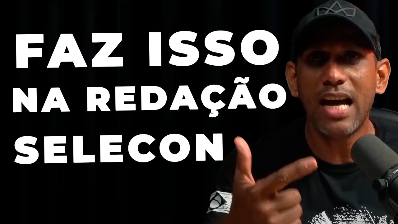 Como Fazer uma Redação Nota Máxima na PMSE - SELECON Argumentação!
