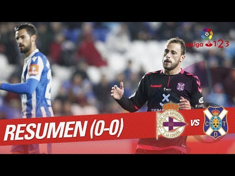 Resumen de RC Deportivo vs CD Tenerife (0-0)
