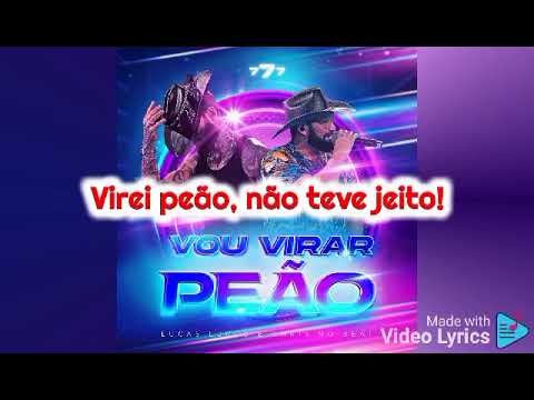 Lucas Lucco Ft. DJ Chris No Beat - Vou Virar Peão (Letra)
