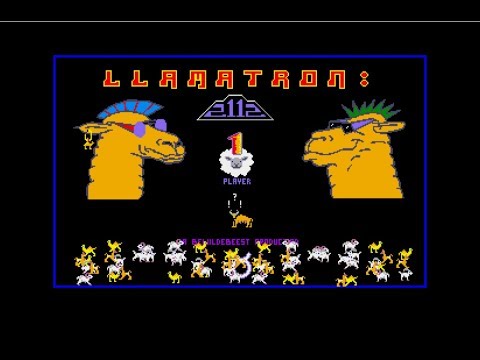 Rude Llamatron 2112 Review for the Atari ST by John Gage