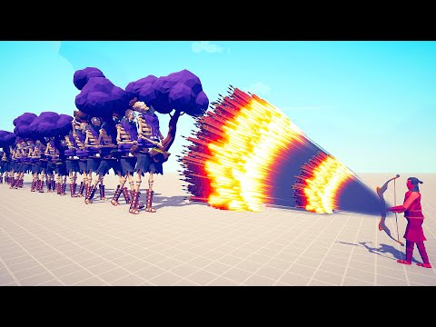 ARMY OF GIANT FOREST TITANS vs DUO EVERY GOD - Totally Accurate Battle Simulator TABS