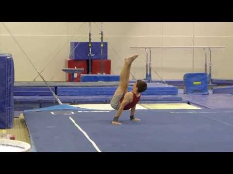 Stanford Open Intrasquad - Eric's new L10 floor routine