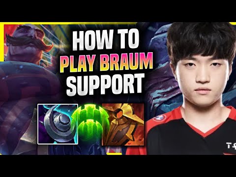 LEARN HOW TO PLAY BRAUM SUPPORT LIKE A PRO! - T1 Keria Plays Braum Support vs Karma! | Season 2022