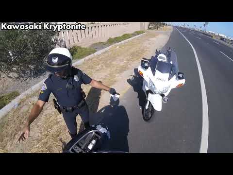 When Biker Gets Ticket From Cool Cop | Epic Biker Moments