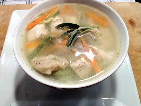 CHICKEN DUMPLING SOUP