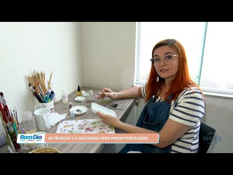 As técnicas e a delicadeza para pintar porcelanas 25 08 2022