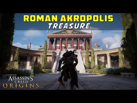 Loot Treasure Location | Roman Akropolis Underground Chest | Cyrene | Assassin's Creed: Origins