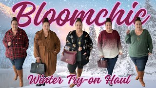 BloomChic Plus Size Winter Haul āļø | Trendy & Affordable Curvy Winter Fashion Try-On