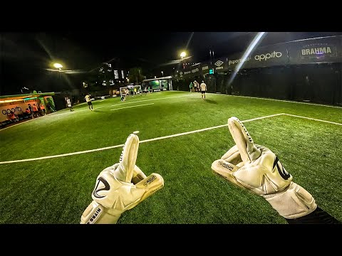 COMO É A VISÃO DE UM GOLEIRO DE SOCIETY NA GOPRO!