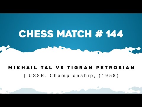 Mikhail Tal vs Tigran Petrosian | USSR. Championship, (1958)