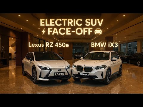 Lexus RZ 450e vs BMW iX3 | The Ultimate Electric Luxury SUV Showdown ⚡🚙 Who Wins?