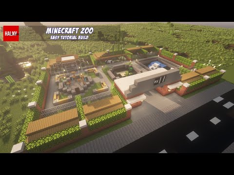 HALNY - Zoo in minecraft - Tutorial build