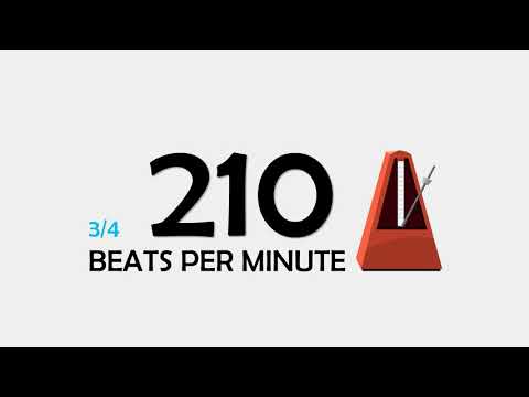 210 BPM 3/4 Metronome