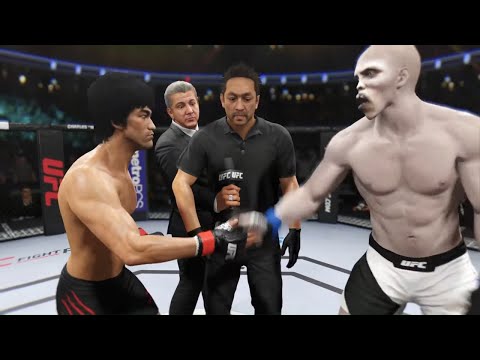 Bruce Lee vs. White Scream - EA Sports UFC 2 - Dragon Fights 🐉