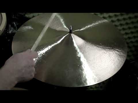 21 Rustico Medium Kontro Ride, 2459g - post 3 weeks rest - Handcrafted cymbals by Craig Lauritsen