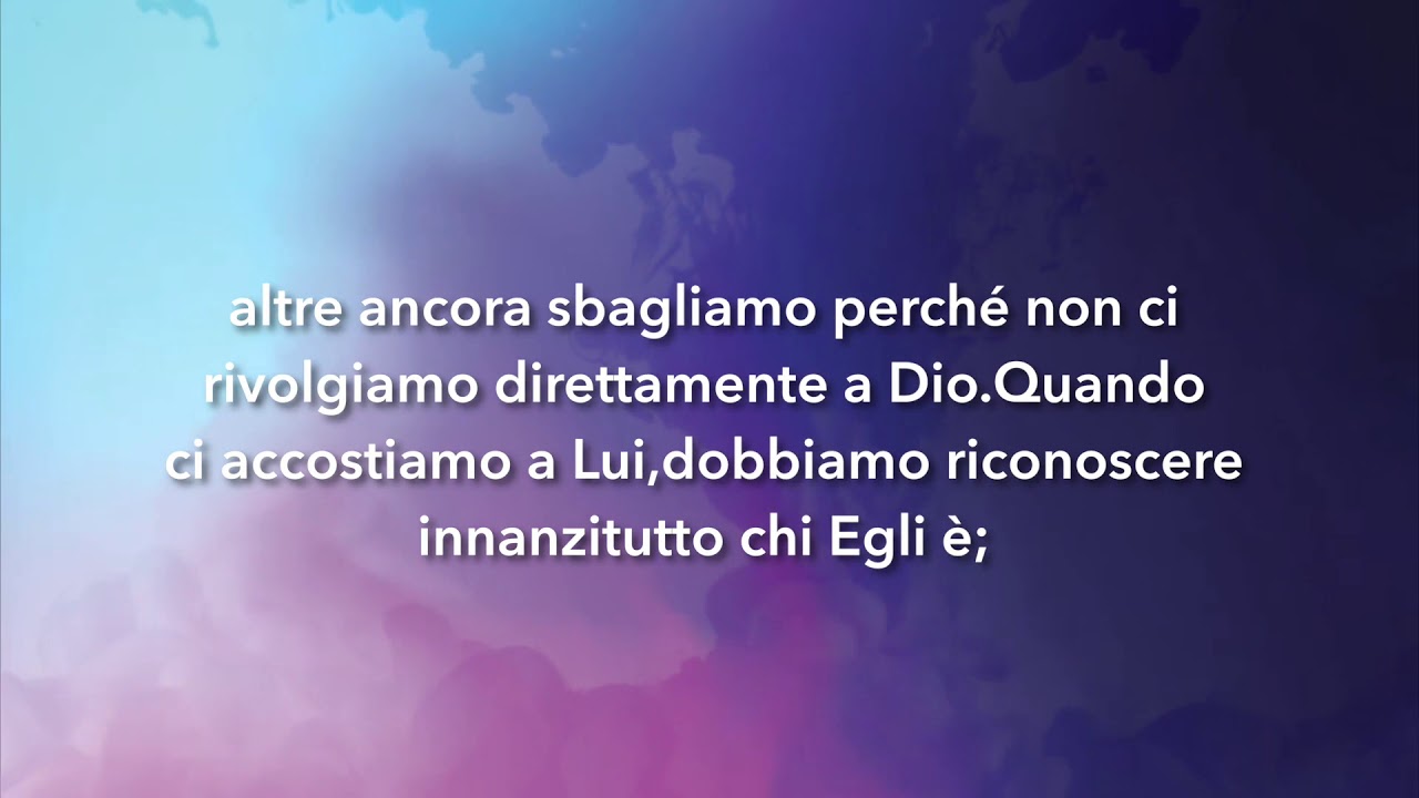 Meditazione Calendario "Parole di Vita" del 9 Ottobre 2019