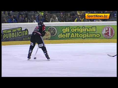 Serie A: Asiago - Rittner Buam 4:2, 9.4.15 - DE