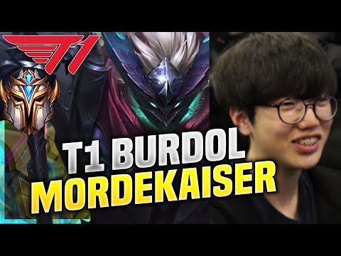 BURDOL DOMINATING MORDEKAISER! - T1 Burdol Plays Mordekaiser Top vs Camille! | KR SoloQ Patch 10.22