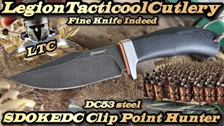 SDOKEDC Clip Point Hunter in DC53 Steel #edc #hunting 