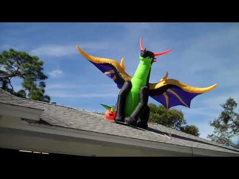 YouTube video about: How to secure decorations on flat roof?