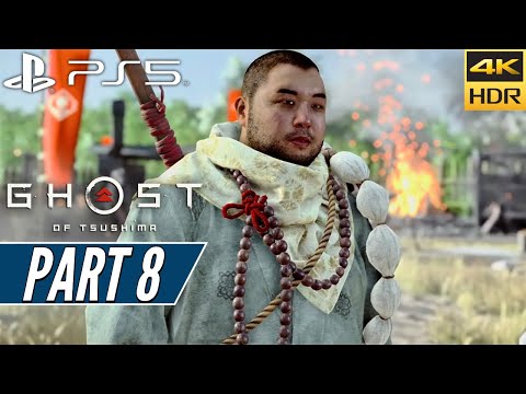 GHOST OF TSUSHIMA (PS5) Walkthrough Gameplay PART 8 [4K 60FPS HDR] - No Commentary