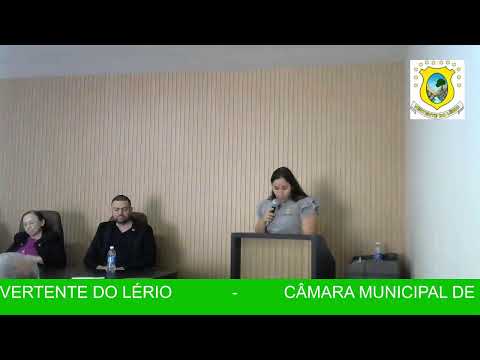 REUNIÃO DO LEGISLATIVO MUNICIPAL DE VERTENTE DO LÉRIO - PE 03/12/2025