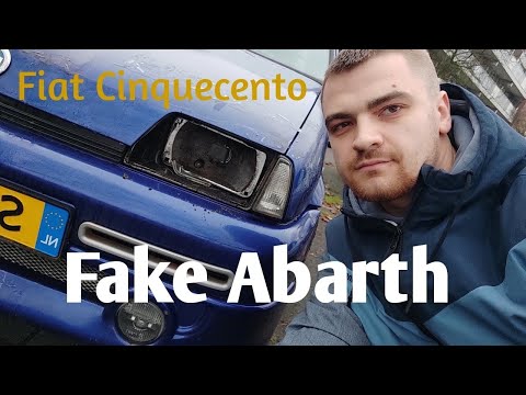 Mój Fiat Cinquecento "Abarth" z Holandii - początek historii