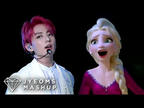 IDINA MENZEL, AURORA, JUNGKOOK - INTO THE UNKNOWN X EUPHORIA (MASHUP)