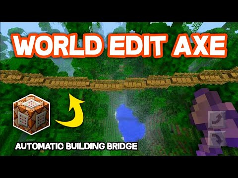 World Edit Axe in Minecraft using Command Block...
