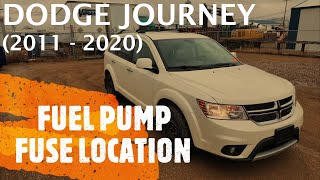 Dodge Journey - FUEL PUMP FUSE LOCATION (2011 - 2020)
