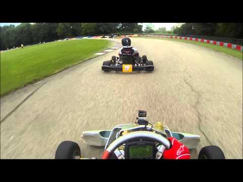 2015 Badger Kart Club Race #6 - Yamaha Supercan Final - Helmet View