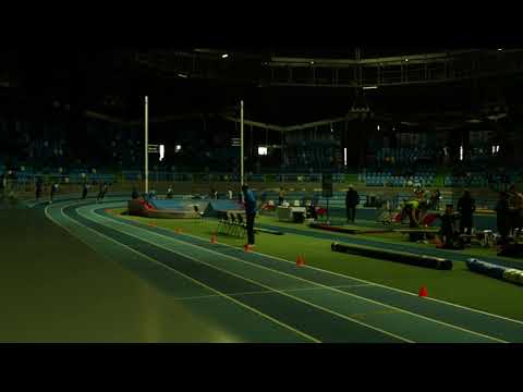 Masters France d'athlétisme en salle à Liévin 16 mars 2019 : 200m M35H finale