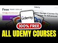 How To Get Paid Udemy Courses For FREE With Certificates In 2026 FREE Courses
