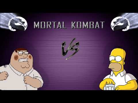 MORTAL KOMBAT PROJECT ANNIHILATION | Peter Griffin vs Homer Simpson | EPIC FIGHT!