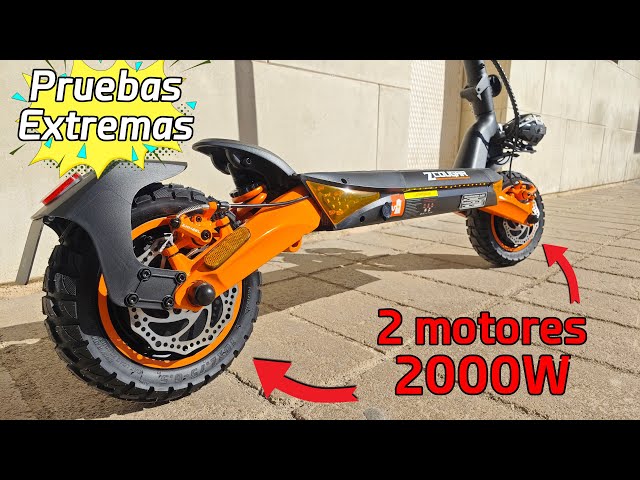 Vídeo relacionado con ZWHEEL ZCOUGAR Plus | Patinete Eléctrico Adultos Homologado DGT - 800W-1600W MAX, 70km Autonomía, Suspensión Duo Shock, IP54, Frenos Regeneradores AER - Ruedas 10" Offroad Todoterreno