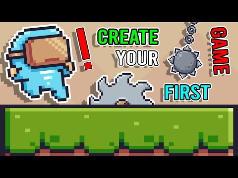 How to Make a 2D Platformer Game Without Code | GDevelop Tutorial for Beginners