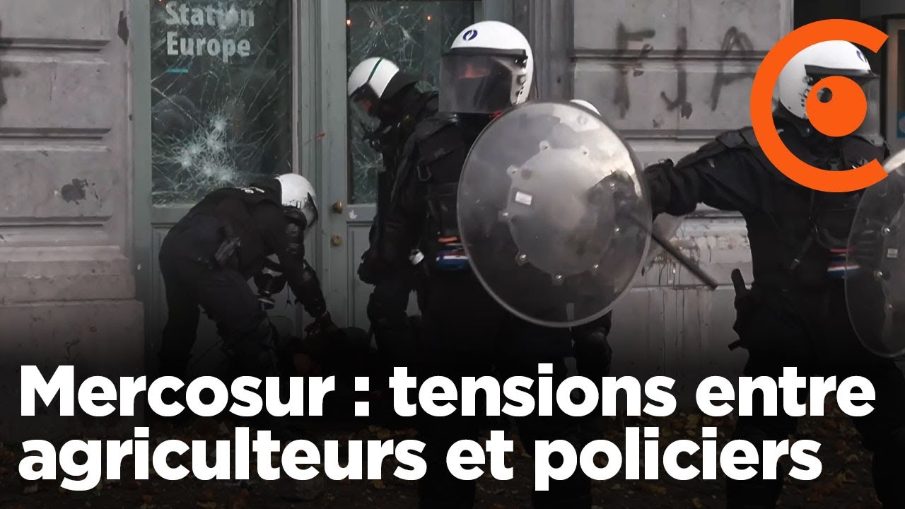 Μπλόκο αγροτών και στις Βρυξέλλες: Επεισόδια και δακρυγόνα έξω από το Ευρωκοινοβούλιο – Δείτε live