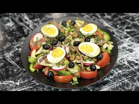La vrai, l'authentique salade niçoise 🥗 Deli Cuisine