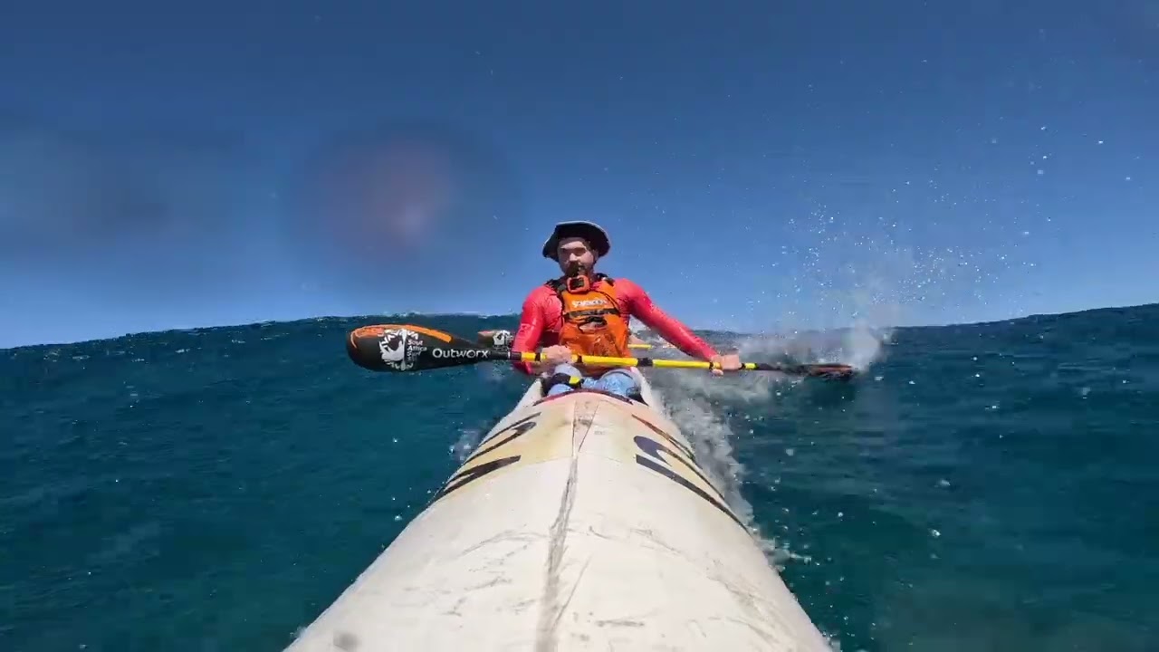 Pre Tour Downwind with Joe - Sass Mauritius Surfski Tour - August 2024