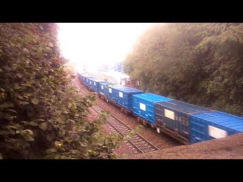 FL Class 66563 working BredburyRTS Runcorn Folly Lane .