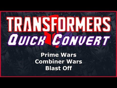 Transformers Prime Wars Combiner Wars Deluxe Blast Off | Quick Convert