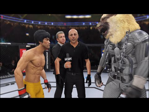 Bruce Lee vs. Wolf Thorn - EA Sports UFC 4 - Epic Fight 🔥🐲
