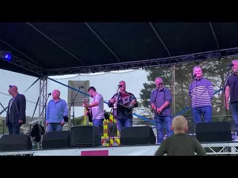 Fisherman’s Friends singing Cousin Jack at the Port Isaac Shanty Festival 2021