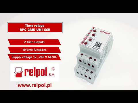  Time relay RPC-2ME-UNI-SSR / Przekaźnik czasowy RPC-2ME-UNI-SSR - zdjęcie