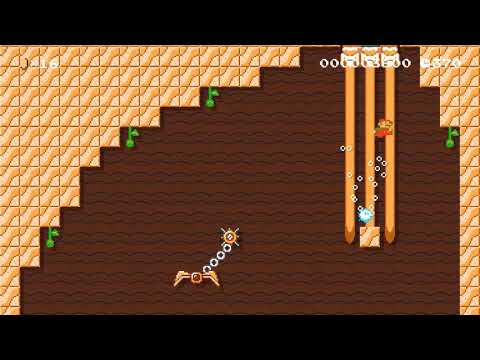 Mario Maker 2 Level of the Week #10 Top10: Sandstorm Swinging