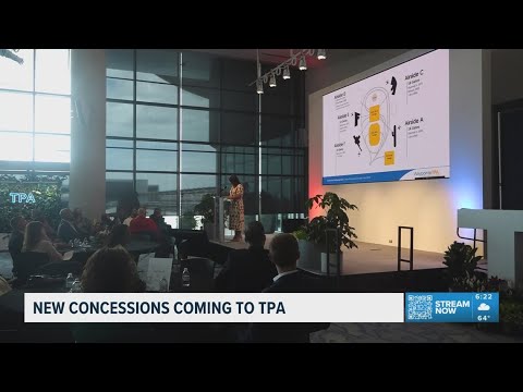 Tampa International Airport leaders show off new concessions ...